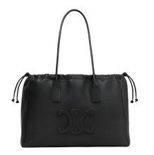 Celine Cuir Triomphe Cabas Drawstring Bag