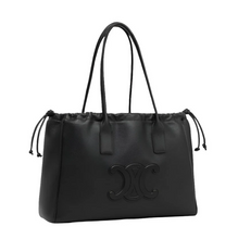 Celine Cuir Triomphe Cabas Drawstring Bag