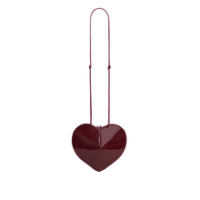 Alaïa Garnet Red Le Coeur Bag – Heart - Shaped Calfskin Leather Purse | Bold Luxury Design - BEAUTY BAR