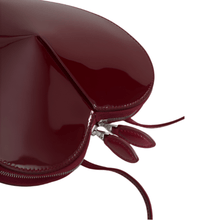 Alaïa Garnet Red Le Coeur Bag – Heart - Shaped Calfskin Leather Purse | Bold Luxury Design - BEAUTY BAR