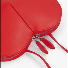 Alaïa Laque Le Coeur Heart - Shaped Bag – Red Patent Leather Mini Crossbody | Bold Luxury Statement - BEAUTY BAR