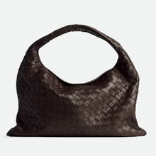 Bottega Veneta Large Hop Bag Fondant Brown Leather With Gold Hardware Timeless Italian Elegance - BEAUTY BAR