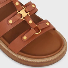 Celine Tippi Leather Slide Sandals