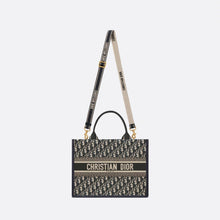 Christian Dior Large Book Tote Blue