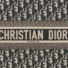 Christian Dior Large Book Tote Blue