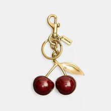 Coach Cherry Bag Charm Brass/Red Apple - BEAUTY BAR