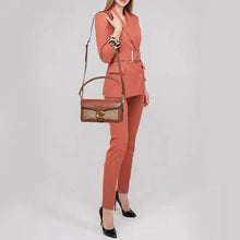 Coach Tan/Beige Signature Coated Canvas And Leather Bag - BEAUTY BAR