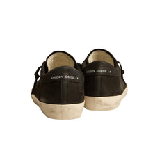 Golden Goose Men's Super - Star In Black Nubuck With Perforated Star And Black Nubuck Heel Tab - BEAUTY BAR