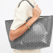 Goyard Saint Louis MM Bag Tote With Pochette Grey - BEAUTY BAR