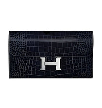 Hermès Constance Wallet To Go Black Matte Alligator Palladium Hardware - BEAUTY BAR