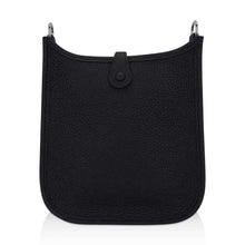 Hermès Evelyne TPM Bag Black Clemence Leather Cavale With Strap - BEAUTY BAR