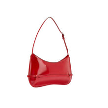 Jacquemus Le Bisou Ceinture Patent Leather Shoulder Bag - BEAUTY BAR