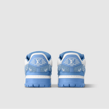 Louis Vuitton ‘LV Trainer Maxi’ Sneakers Light Blue Monogram & White - BEAUTY BAR