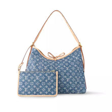 Louis Vuitton Monogram Denim CarryAll MM Bag - BEAUTY BAR