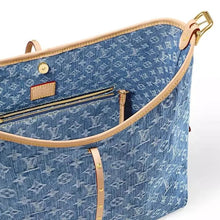 Louis Vuitton Monogram Denim CarryAll MM Bag - BEAUTY BAR