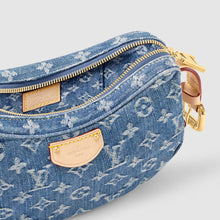 Louis Vuitton Monogram Denim Croissant MM Blue - BEAUTY BAR