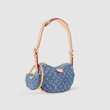 Louis Vuitton Monogram Denim Croissant MM Blue - BEAUTY BAR