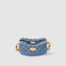 Louis Vuitton Monogram Denim Croissant MM Blue - BEAUTY BAR