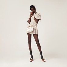 Miu Miu Arcadie Matelasse Leather S Narrow - Bag White - BEAUTY BAR