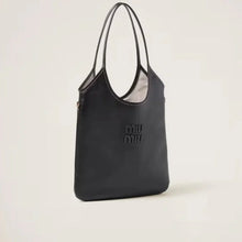 Miu Miu IVY Canvas And Black Leather Bag - BEAUTY BAR