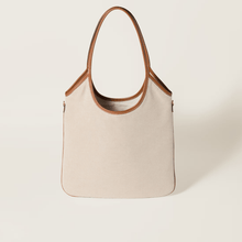 Miu Miu IVY Canvas And Leather Bag - BEAUTY BAR