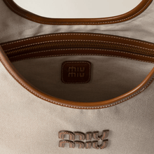 Miu Miu IVY Canvas And Leather Bag - BEAUTY BAR