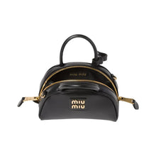 Miu Miu Leather Shoulder Bag - Women's Black Crossbody Handbag - BEAUTY BAR