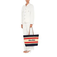 Miu Miu Logo - Print Tote Bag - BEAUTY BAR
