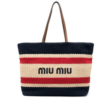 Miu Miu Logo - Print Tote Bag - BEAUTY BAR