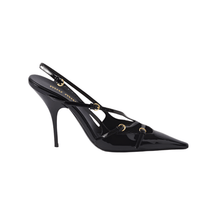 Miu Miu Patent Leather Slingbacks With Buckles - BEAUTY BAR