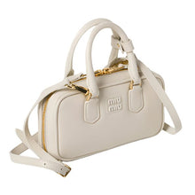 Miu Miu Patent White Leather Shoulder Bag - BEAUTY BAR