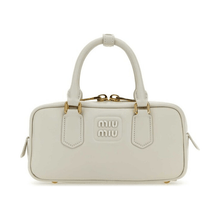 Miu Miu Patent White Leather Shoulder Bag - BEAUTY BAR