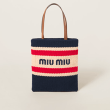 Miu Miu Raffia - Effect Woven Tote Bag - BEAUTY BAR