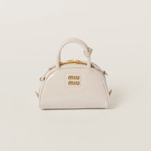 Miu Miu Vernice Branded Leather Top - Handle Bag - BEAUTY BAR