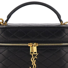 Saint Laurent Black Vanity Bag With Cassandre In Quilted Leather Woman - BEAUTY BAR