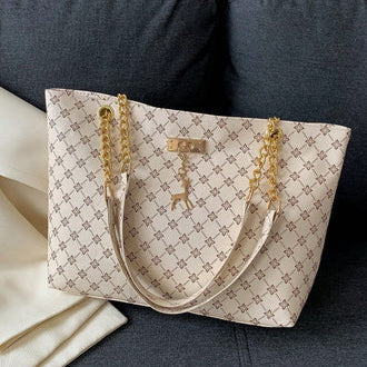Minimalist Scarf Decor Satchel Bag