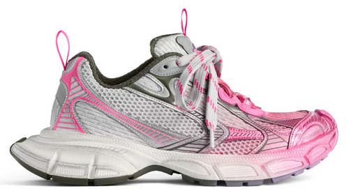 Women's 3xl Toe Spray Sneaker in Grey/pink/dark Grey