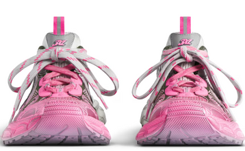 Women's 3xl Toe Spray Sneaker in Grey/pink/dark Grey