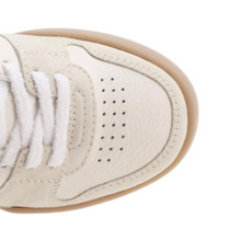 Fendi 'Match' Leather Sneakers Beige
