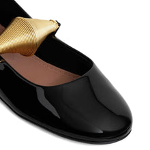 Alaïa Embellished Patent Leather Ballet Flats