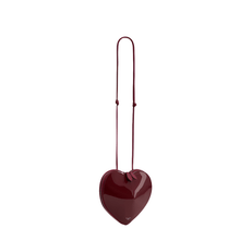 Alaïa Garnet Red Le Coeur Bag – Heart - Shaped Calfskin Leather Purse | Bold Luxury Design - BEAUTY BAR