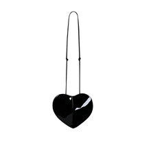 Alaïa Le Coeur Shoulder Bag Vernice Nera - BEAUTY BAR