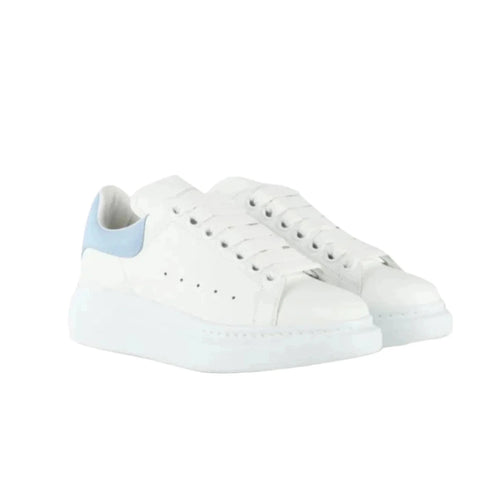 Alexander Mcqueen Oversized Trainers In Sky Blue/white