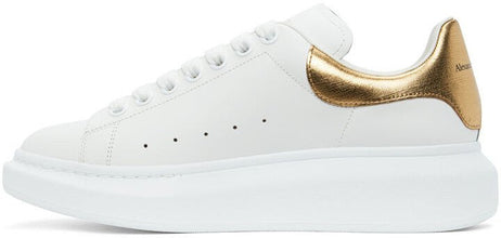 Alexander McQueen White/Gold Oversized Sneaker - BEAUTY BAR