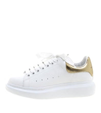 Alexander McQueen White/Gold Oversized Sneaker - BEAUTY BAR