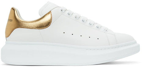 Alexander McQueen White/Gold Oversized Sneaker - BEAUTY BAR