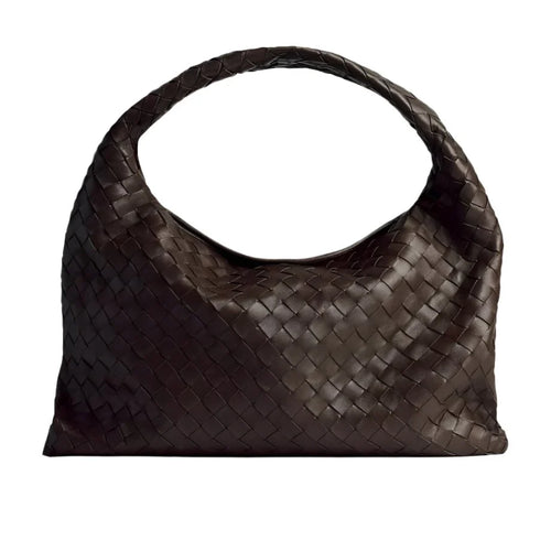 Bottega Shoulder Bag With Intrecciato Craftsmanship In Calf Leather