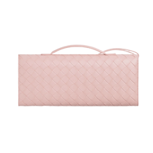 Bottega Veneta Andiamo Clutch Rose Pink Leather with Knotted Strap Feminine Italian Elegance - BEAUTY BAR