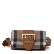 Burberry The Small Buckle Bag In House Check And Leather Brown - BEAUTY BAR