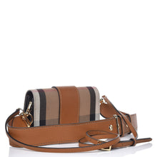 Burberry The Small Buckle Bag In House Check And Leather Brown - BEAUTY BAR